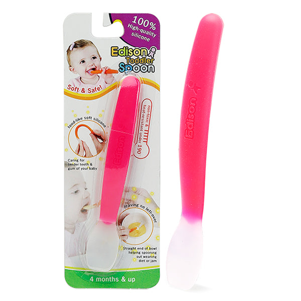 EDISON SILICONE TODDLER SPOON (pk)