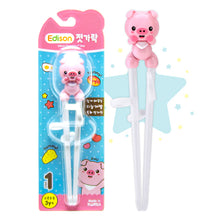 Edison Little Pig Step 1 Chopsticks — Right-Handed, 7-inch