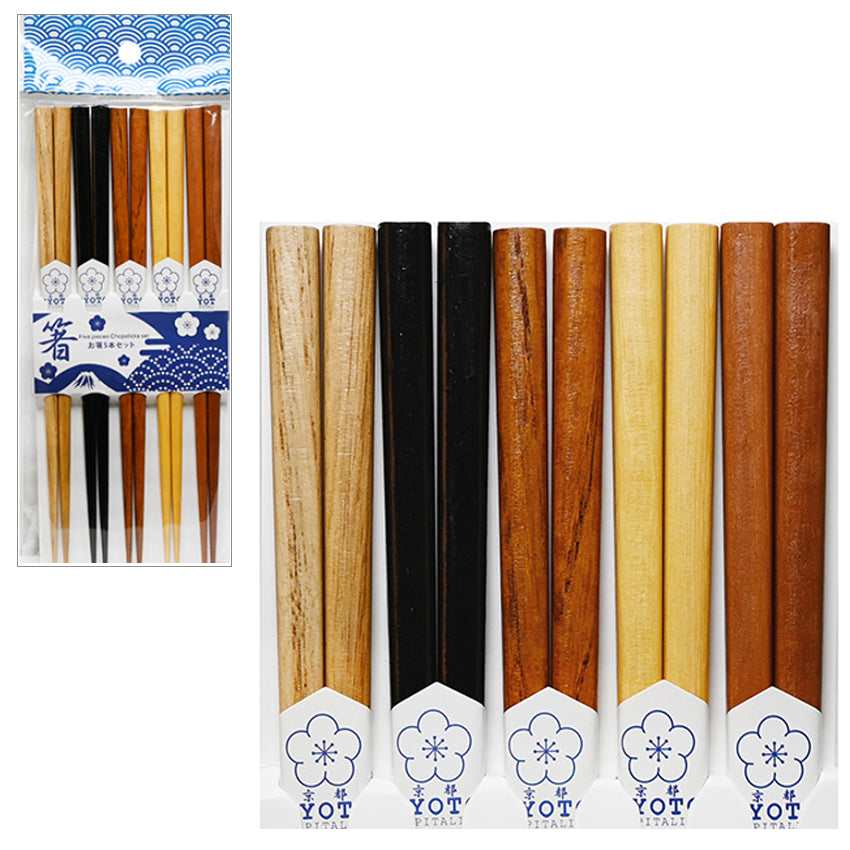 5PR CHOPSTICK SET (asst)