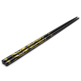 5PR CHOPSTICK SET W/SPATULA (bk)