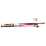 CHOPSTICK 2PR W/REST Cat
