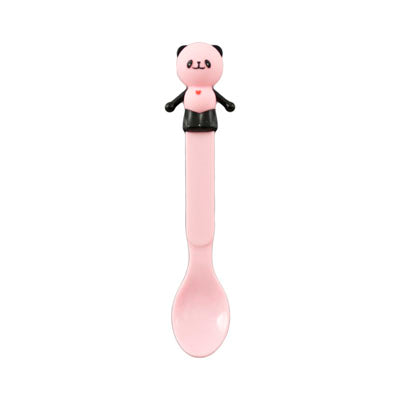 6.5" PANDA SPOON Pl/Sil (pk)