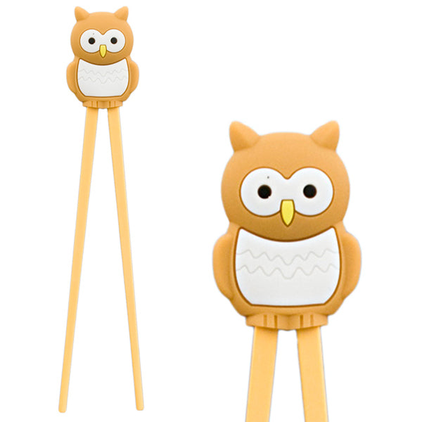 KIDS CHOPSTICK owl (lt br)