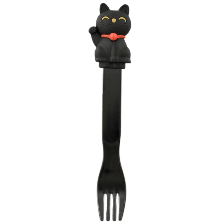 6.5" CAT FORK Pl/Sil (bk)