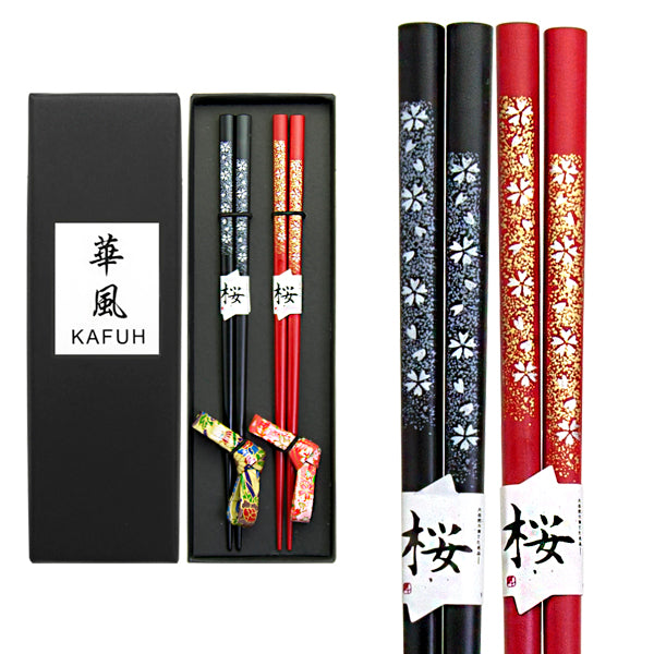 CHOPSTICK 2PR w/rest