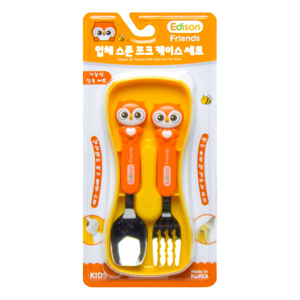 EDISON OWL Spoon & Fork Set (or)