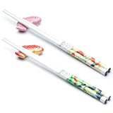 CHOPSTICK 2PR W/REST Fish