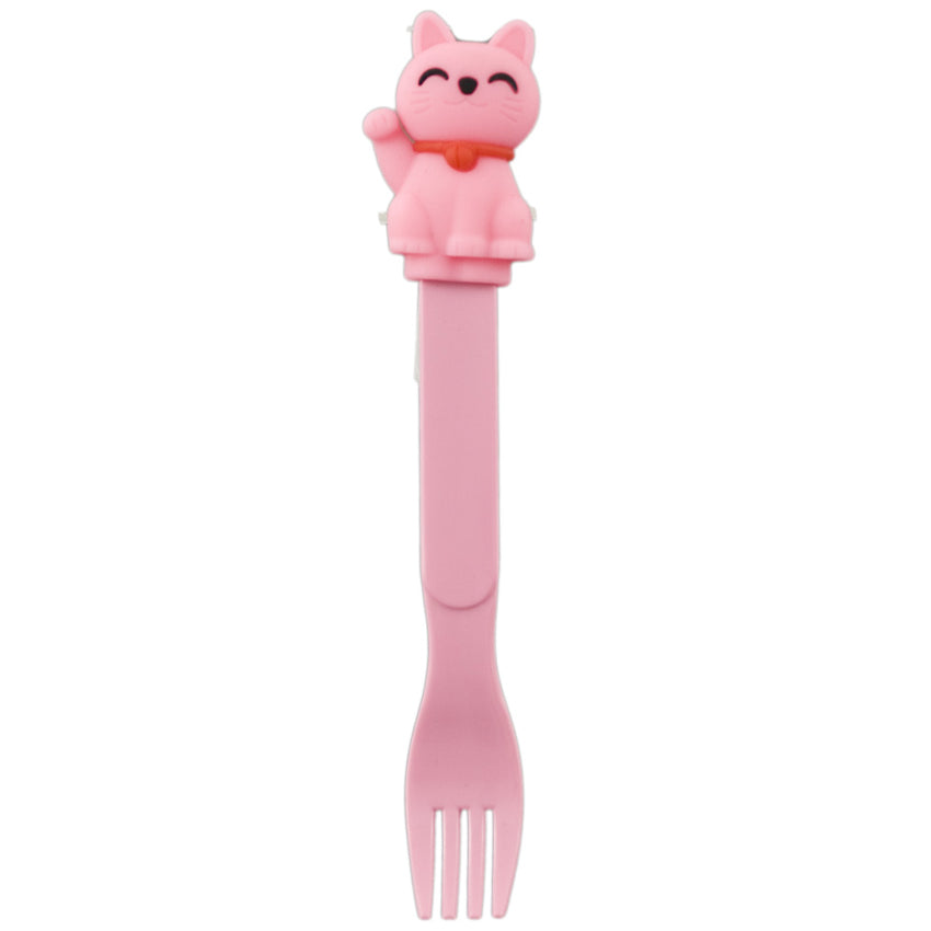 6.5" CAT FORK Pl/Sil (pk)