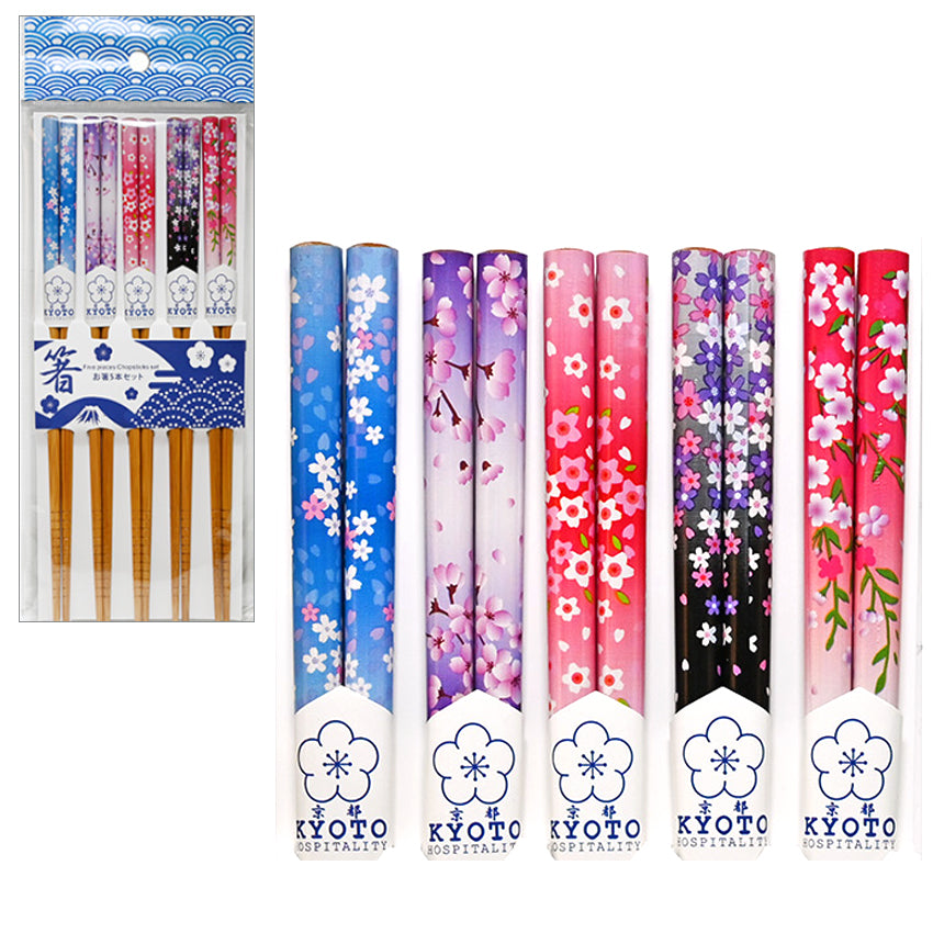 5PR CHOPSTICK SET (asst)