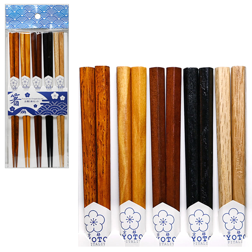 5PR CHOPSTICK SET (asst)