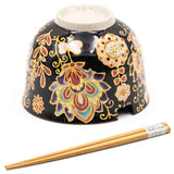 Bowl With/Chopsticks - 18fl. oz. / 5"D x 3.75"H