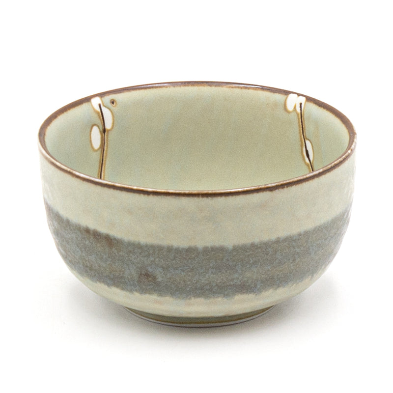 5″ Pale Green Blossom Ceramic Bowl