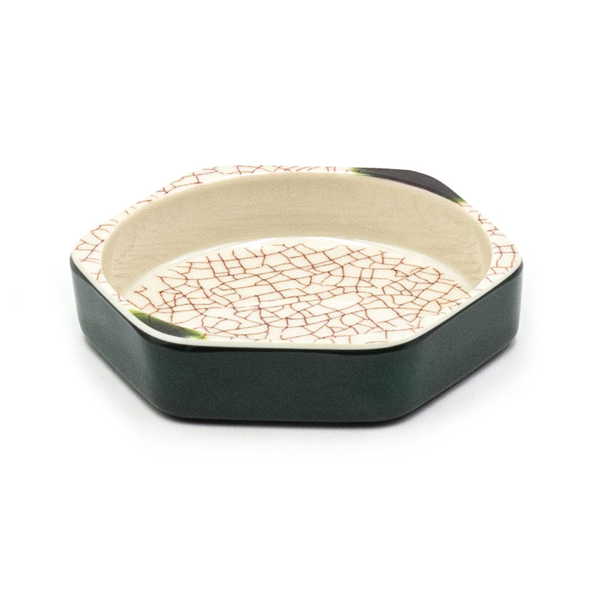 Melamine Hexagon Sauce Bowl -  3 fl. oz. / 4.25"L x 3.75"W x 0.85"H