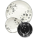Japanese Deep Plate, Bowl With/Chopstick 5pc 1:2:2