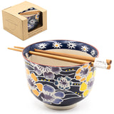 Bowl With/Chopsticks - 18fl. oz. / 5"D x 3.75"H