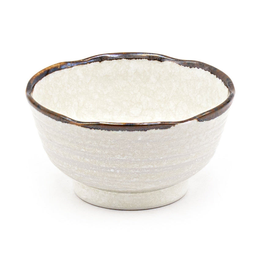 Japanese Medium Ceramic Bowl - 10 fl. oz. / 4.5"D x 2.3"H