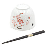 2pc Bowl Set With/Chopsticks
