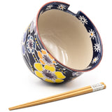Bowl With/Chopsticks - 18fl. oz. / 5"D x 3.75"H