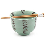 Bowl With/Chopsticks - 18fl. oz. / 5"D x 3.75"H