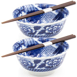 2pc Bowl Set With / Chopsticks
