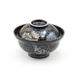 6.25"Dx4"H BOWL w/lid (bk)