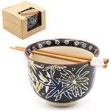 Bowl With/Chopsticks - 18fl. oz. / 5"D x 3.75"H