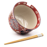 Bowl With/Chopsticks - 18fl. oz. / 5"D x 3.75"H