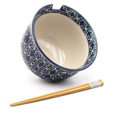 Bowl With/Chopsticks - 18fl. oz. / 5"D x 3.75"H