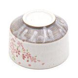 Japanese Matcha Bowl, Pink Sakura - 4.5"D x 3"H, 14oz