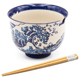 Bowl With/Chopsticks - 18fl. oz. / 5"D x 3.75"H