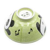 4.25"Dx2"H RICE BOWL panda (gn)