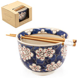 Bowl With/Chopsticks - 18fl. oz. / 5"D x 3.75"H