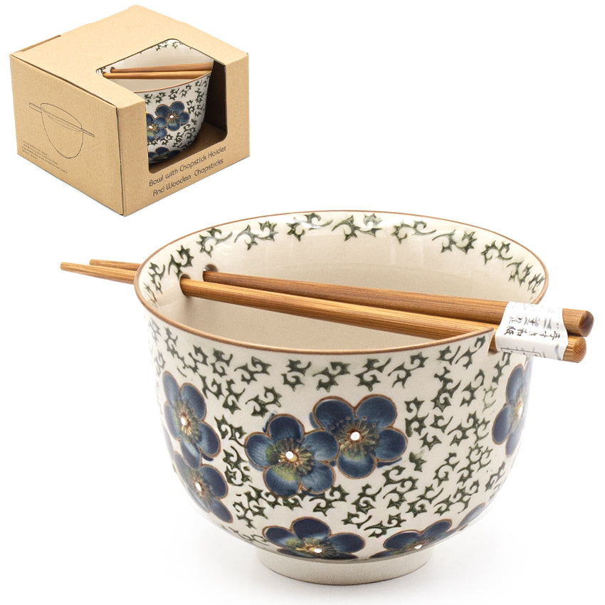 Bowl With/Chopsticks - 18fl. oz. / 5"D x 3.75"H