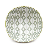 Japanese Bowl Set 5pc - 5.35"D x 1.75"H / Eclectic Design (waves, diamonds, and lattice motifs)