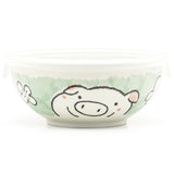 Bowl With Lid - 6.5"Dx2.75"H