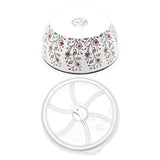 7"Dx3.25"H Bowl With/Lid