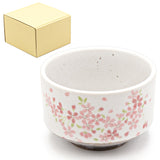 Japanese Matcha Bowl, Pink Sakura - 4.5"D x 3"H, 14oz