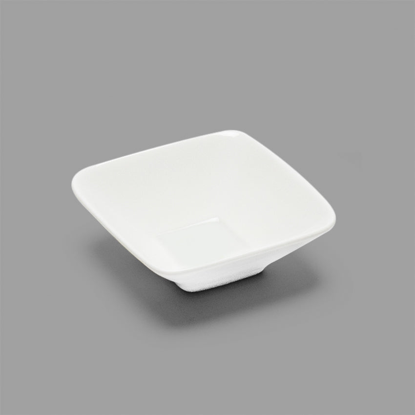 4" BOWL SQ (wh)