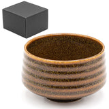 Japanese Brown Matcha Bowl - 5"D x 3"H, 18oz