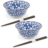 2pc Bowl Set With / Chopsticks