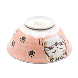 Japanese Medium Bowl - Cat, 6"Dx2.75"H
