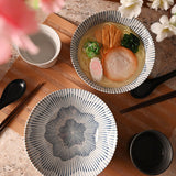 36oz. 7.75"D x 3"H 2PC BOWL SET W/CHOPSTICKS / SPOONS