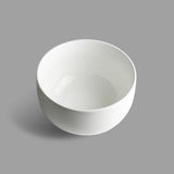 4-1/4"D RICE BOWL w/cover (wh)