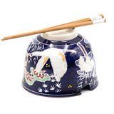 Bowl With/Chopsticks - 18fl. oz. / 5"D x 3.75"H