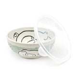 Bowl With Lid - 6.5"Dx2.75"H
