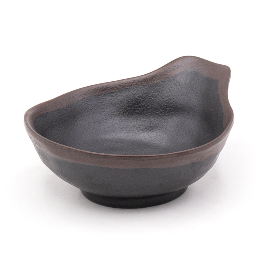 Melamine Bowl With Handle - 8 fl. oz. /  5.75"L x 4.75"W x 2.25"H