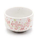 Japanese Matcha Bowl, Pink Sakura - 4.5"D x 3"H, 14oz