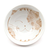 Japanese Medium Bowl - Cat, 6"Dx2.75"H