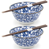 2pc Bowl Set With / Chopsticks