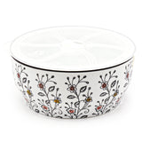 7"Dx3.25"H Bowl With/Lid